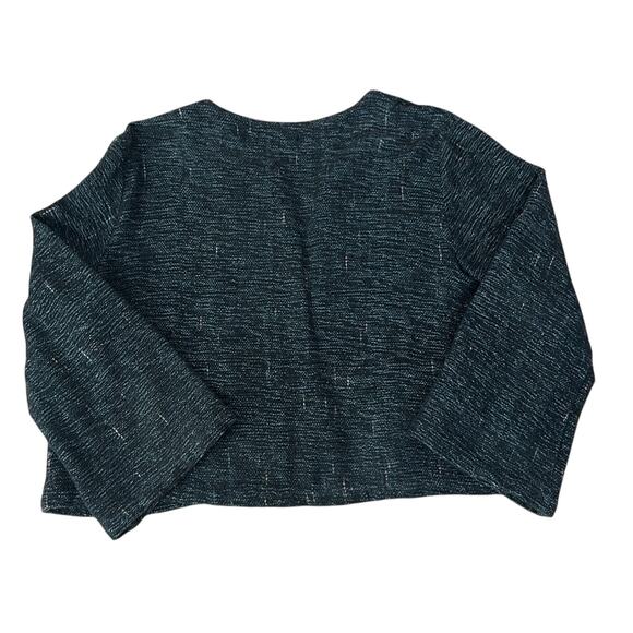 Yasuko Kurisaka Hand Woven Cropped Jacket Pit to Pit 25.5” - Picture 6 of 10